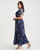 Scarlett & Jo Scarlett & Jo Kemi Print Bolero Wrap Bodice Maxi Gown - 2