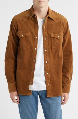 Schott NYC Schott NYC Cotton Corduroy Western Shirt