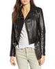 Schott NYC Schott NYC Crop Leather Jacket - 1