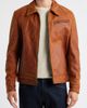 Schott NYC Schott NYC Lightweight Vintage Oil Tanned Unlined Cowhide Leather Trucker Jacket - 1
