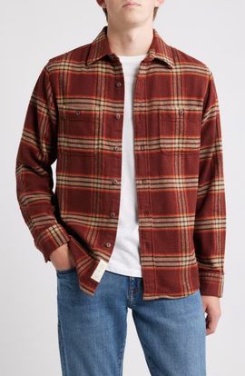 Schott NYC Schott NYC Plaid Flannel Button-Up Work Shirt
