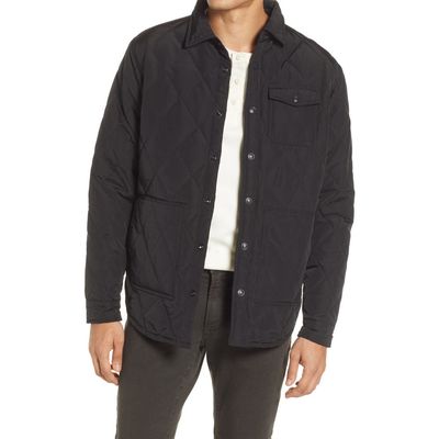 Schott NYC Schott NYC Quilted Down Shirt Jacket