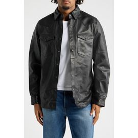Schott NYC Schott NYC Western Leather Shirt Jacket