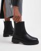 Schuh Schuh Abbie Wide Fit chunky chelsea boots in black - 1