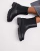Schuh Schuh Abbie Wide Fit chunky chelsea boots in black - 3