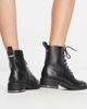 Schuh Schuh Cecilia lace up chelsea boots in black - 4