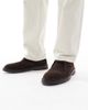 Schuh Schuh Dale chunky lace-up shoes in chocolate suede-Brown - 1
