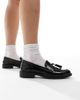 Schuh schuh Lane tassel loafers in black patent - 2