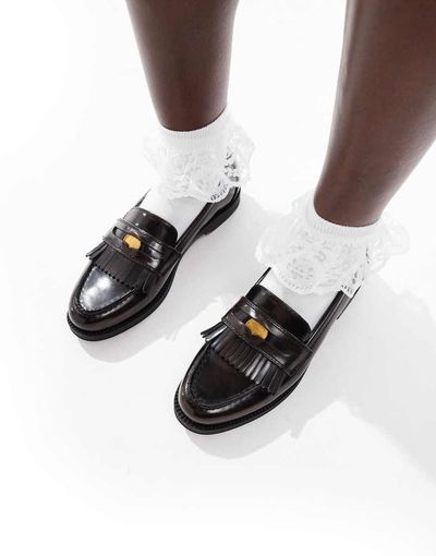 Schuh schuh Laurent coin loafers in brown
