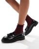 Schuh schuh Lawton tassel loafers in black - 1