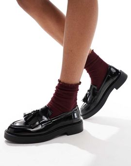 Schuh schuh Lawton tassel loafers in black
