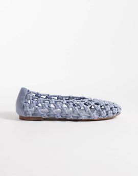 Schuh schuh Lotte woven ballet flats in blue