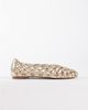 Schuh schuh Lotte woven ballet flats in gold - 1