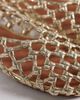 Schuh schuh Lotte woven ballet flats in gold - 2