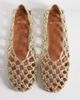 Schuh schuh Lotte woven ballet flats in gold - 3