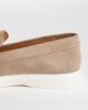 Schuh Schuh Percy tassel boat shoe in taupe suede-Neutral - 2