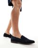 Schuh schuh Reem woven loafers in navy - 4
