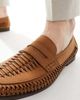 Schuh schuh Reem woven loafers in tan-Brown - 2