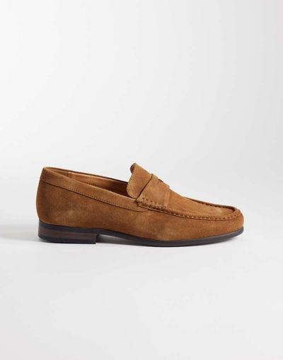 Schuh schuh Rico loafers in tan suede-Brown