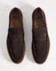 Schuh schuh Risk loafers in choc suede-Brown - 3
