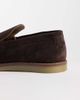 Schuh schuh Risk loafers in choc suede-Brown - 4