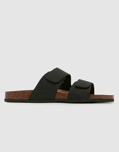 Schuh schuh Sabe footbed sandals in black