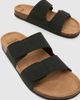 Schuh schuh Sabe footbed sandals in black - 3