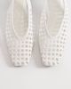 Schuh Schuh Saturday slingback heeled woven shoes in white - 2