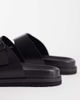 Schuh Schuh Swift double buckle sandals in black leather - 3