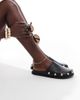Schuh schuh Teale clog mules in black leather - 1