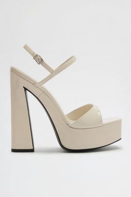 Schutz Schutz Arlene Heeled Sandals in Sugar White, Women's at Urban Outfitters