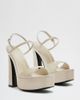 Schutz Schutz Arlene Heeled Sandals in Sugar White, Women's at Urban Outfitters - 2