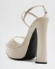 Schutz Schutz Arlene Heeled Sandals in Sugar White, Women's at Urban Outfitters - 5