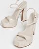 Schutz Schutz Arlene Platform Sandals Pearl - 5