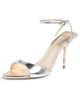 Schutz Schutz Elodie Buckle Heeled Sandals Silver - 1