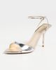 Schutz Schutz Elodie Buckle Heeled Sandals Silver - 2