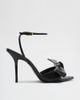 Schutz Schutz Elodie Buckle Strap Bow Heeled Sandals in Black, Women's at Urban Outfitters - 1