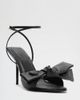 Schutz Schutz Elodie Buckle Strap Bow Heeled Sandals in Black, Women's at Urban Outfitters - 3