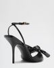 Schutz Schutz Elodie Buckle Strap Bow Heeled Sandals in Black, Women's at Urban Outfitters - 4