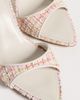 Schutz Schutz Elodie Tweed Mules Cherry Blossom/Pearl - 6