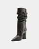 Schutz Schutz Harriet Slouch Boot in Leather Black, Women's at Urban Outfitters - 5