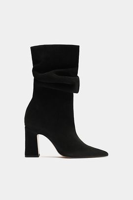 Schutz Schutz Harriet Slouch Suede Boot in Black, Women's at Urban Outfitters