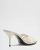 Schutz Schutz Keefa Leaf Mule Heeled Sandals in Sugar White, Women's at Urban Outfitters - 4