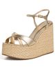 Schutz Schutz Keefa Wedges Platina - 1