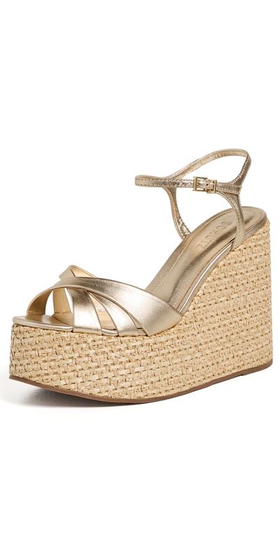 Schutz Schutz Keefa Wedges Platina