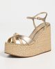 Schutz Schutz Keefa Wedges Platina - 2