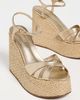 Schutz Schutz Keefa Wedges Platina - 5