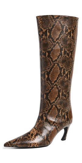 Schutz Schutz Lexi Mid Boots Pecan Brown