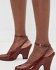 Schutz Schutz Liv Peep Toe Heels Wine Berry - 4
