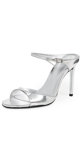 Schutz Schutz Lyra Heeled Mules Prata
